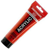 PINTURA ACRILICO AMSTERDAM 120ML ROJO NAFTOL MEDIO | 3 UNIDADES | (TALENS ESPAÑA)